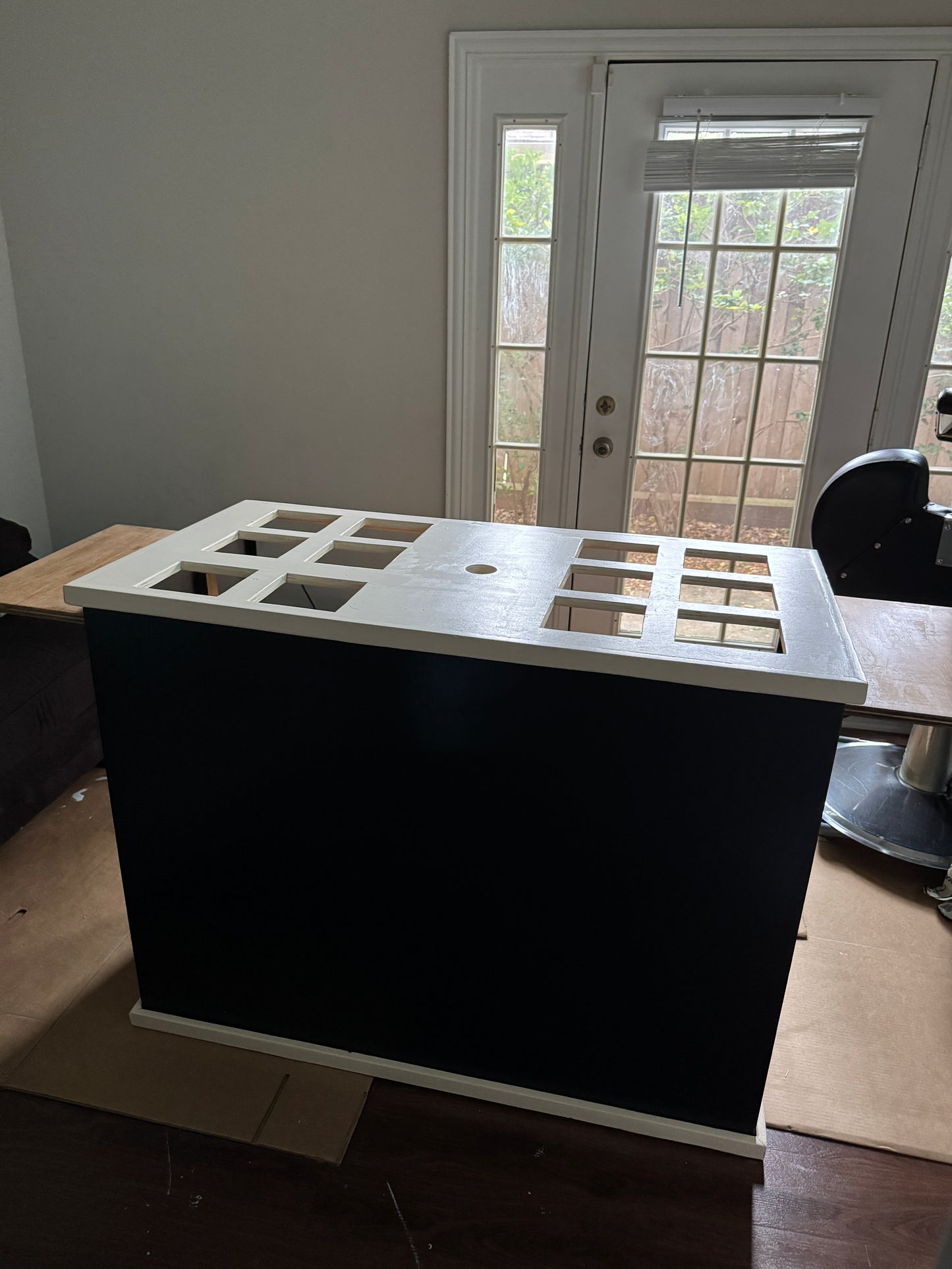 Tricolored Foldable Charcuterie Cart